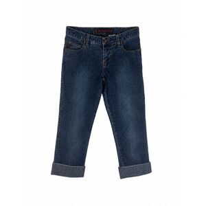 Mudd Y2K Women's Size 5 Cropped Cuffed Blue Denim Jeans Mid Rise Casual